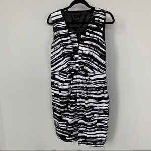 Spence Black & White Tank Dress Size 12
